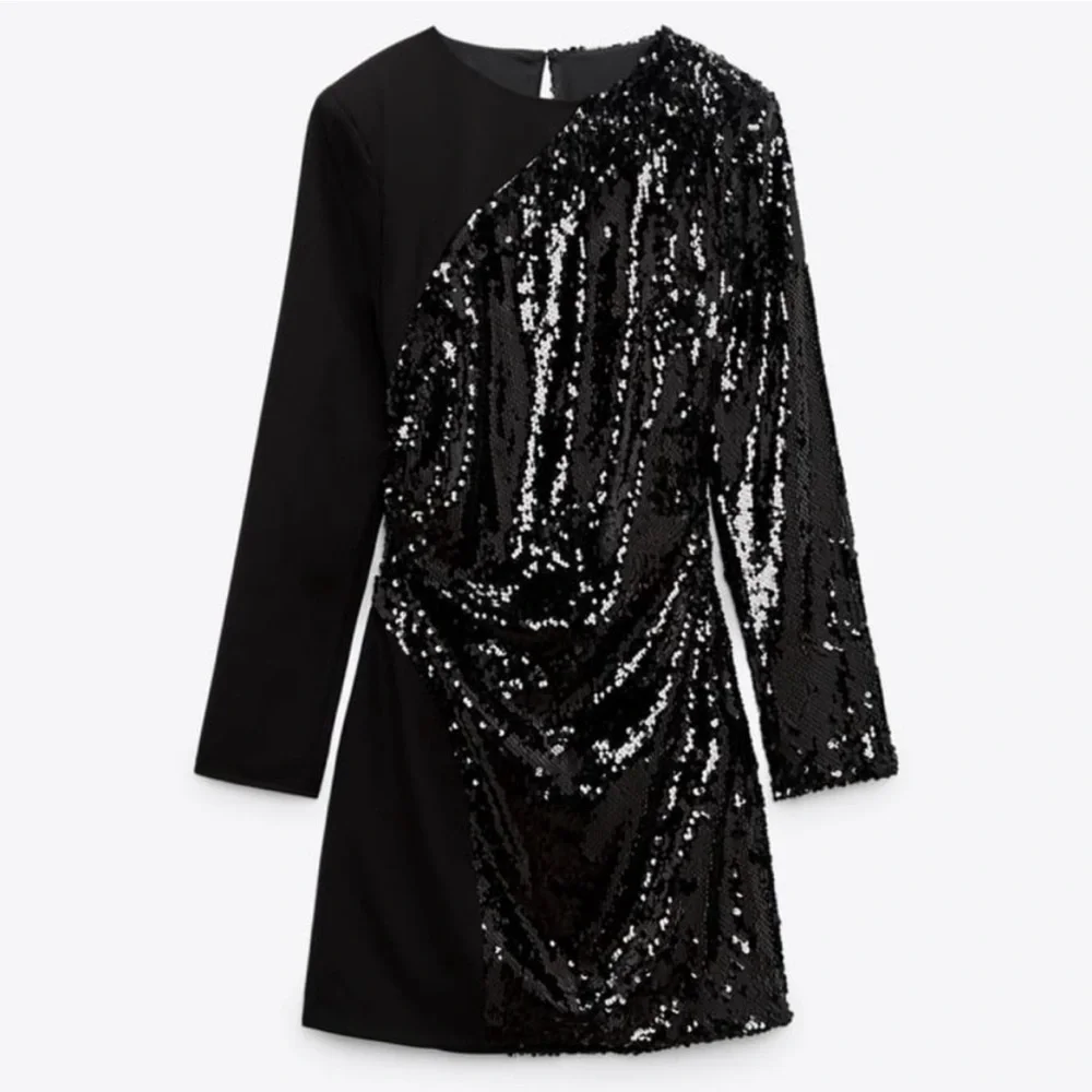 ZARA SEQUENCE MINI DRESS - S2521 - Picture 6 of 7